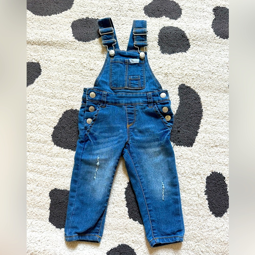 Denim overalls